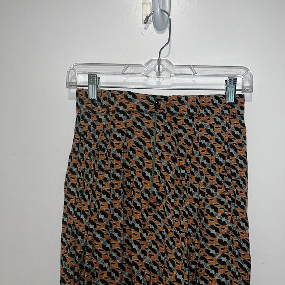 Urban Outfitters Womens Patterned Pants Small Orange & Black - Picture 2 of 11